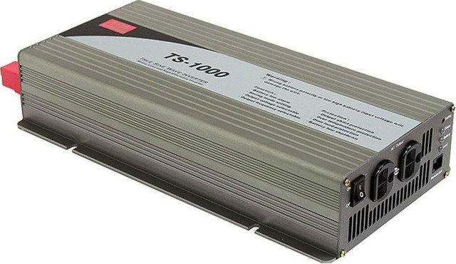 Mean Well TS1000-224B Inverter Καθαρού Ημίτονου 1000W 24V Μονοφασικό