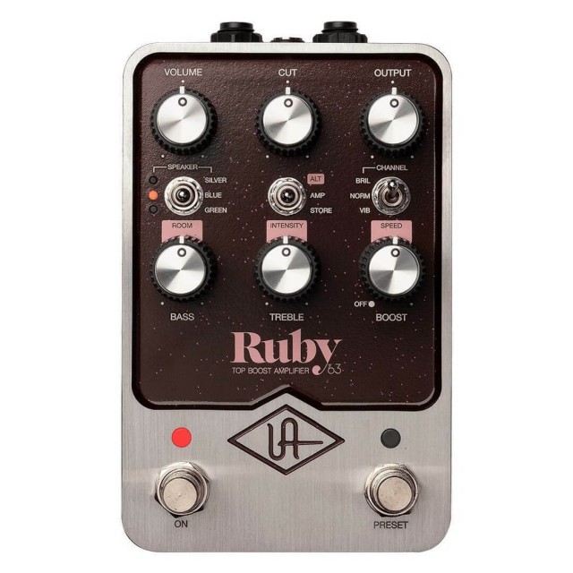 Universal Audio UAFX Ruby '63 Top Boost Amplifier