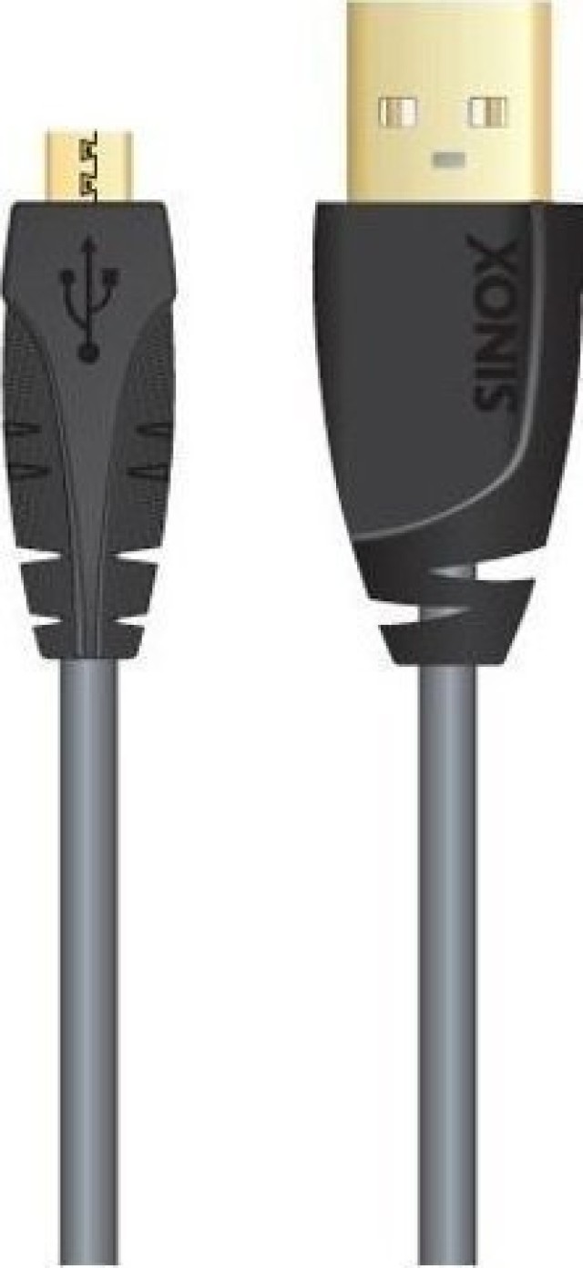 Sinox USB 2.0 Cable USB-A male - micro USB-B male 2m SXC4902