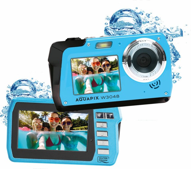 Cámara impermeable 4k Aquapix W-3048 Iceblue Edge