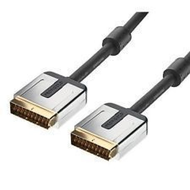 Profigold, PROV7101, Scart-Scart Cable Macho / Macho 1m.